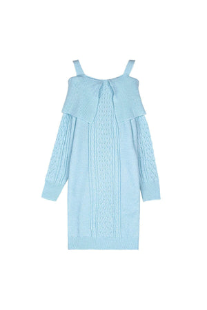 Rochie din Lana, Mini Tricotata-4