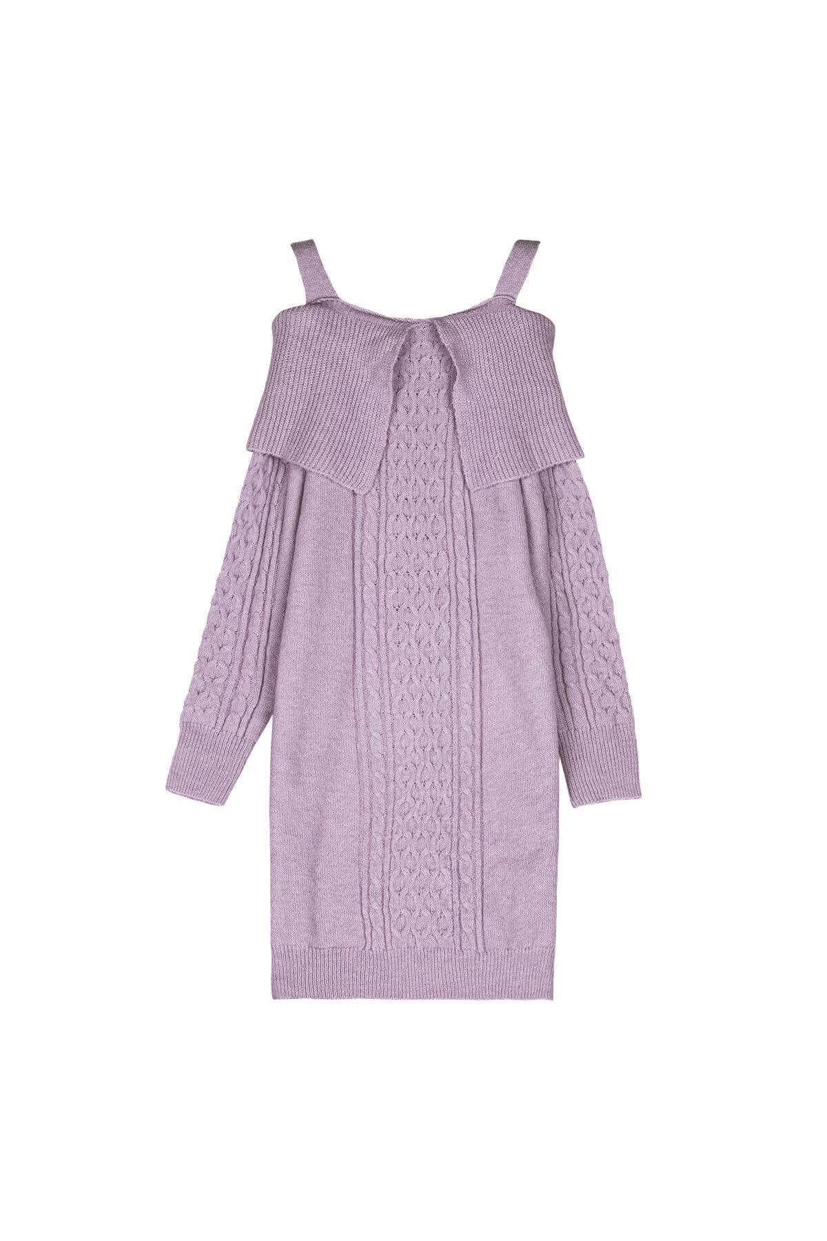 Rochie din Lana, Mini Tricotata-2