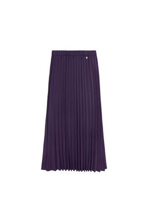 Fusta cu Pliuri - Violet-1