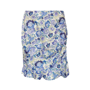 Fusta Mini cu tipar Floral-5