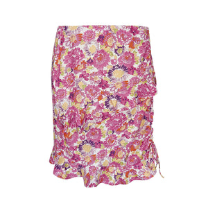 Fusta Mini cu tipar Floral-3