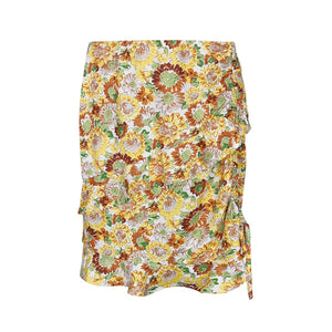 Fusta Mini cu tipar Floral-4
