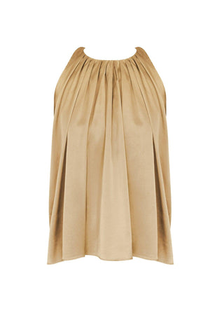 Top "Vivianne" Satinat - Champagne, Fuchsia, Mov-5