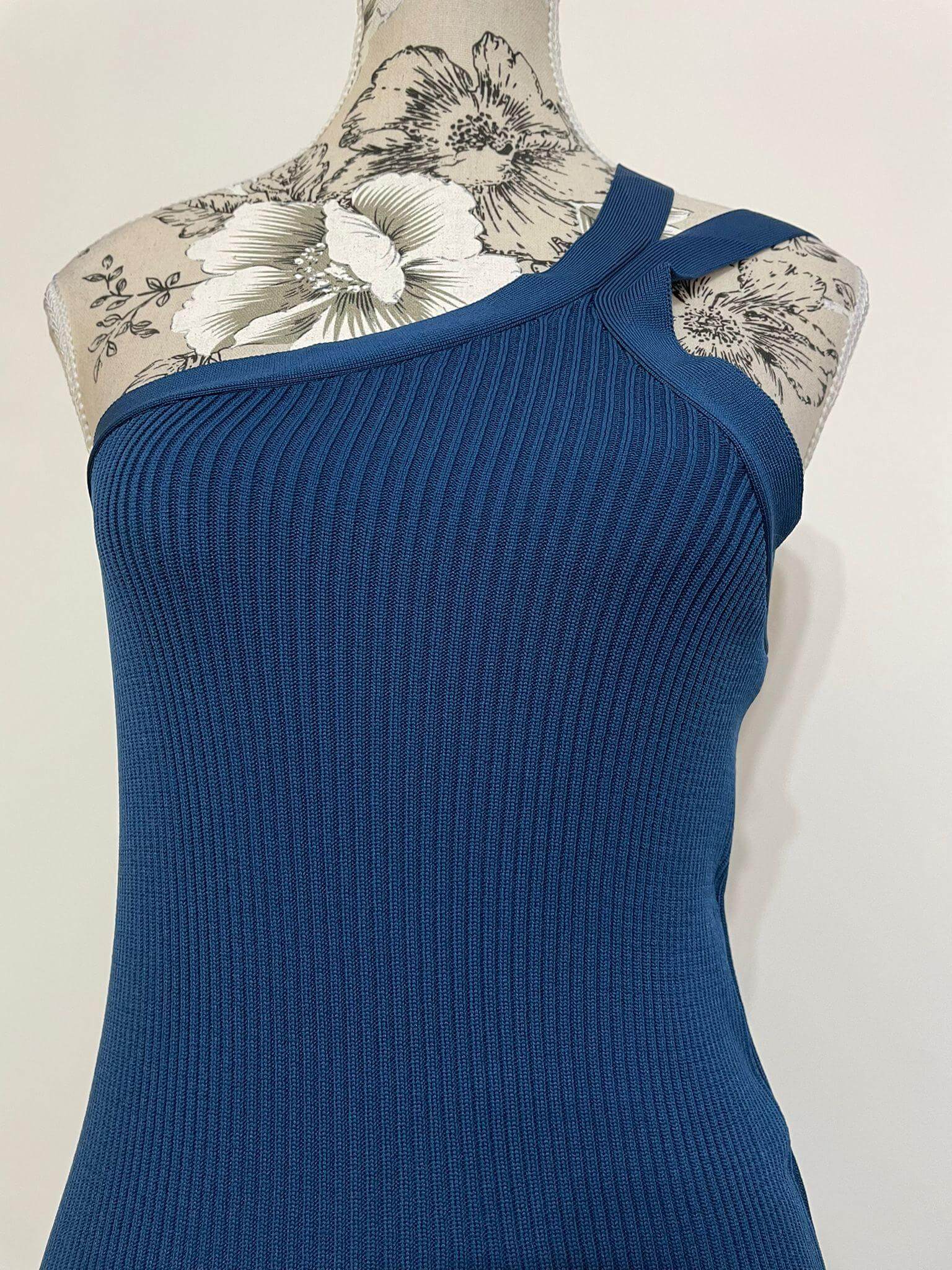 Rochie Dama Office-Casual - Albastru-3