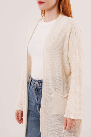 Cardigan-Lung-din-Bumbac-cu-Buzunare-4