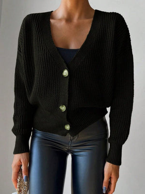 Cardigan_cu_Nasturi_-_Kaki