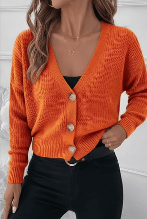 Cardigan_cu_Nasturi_-_Orange