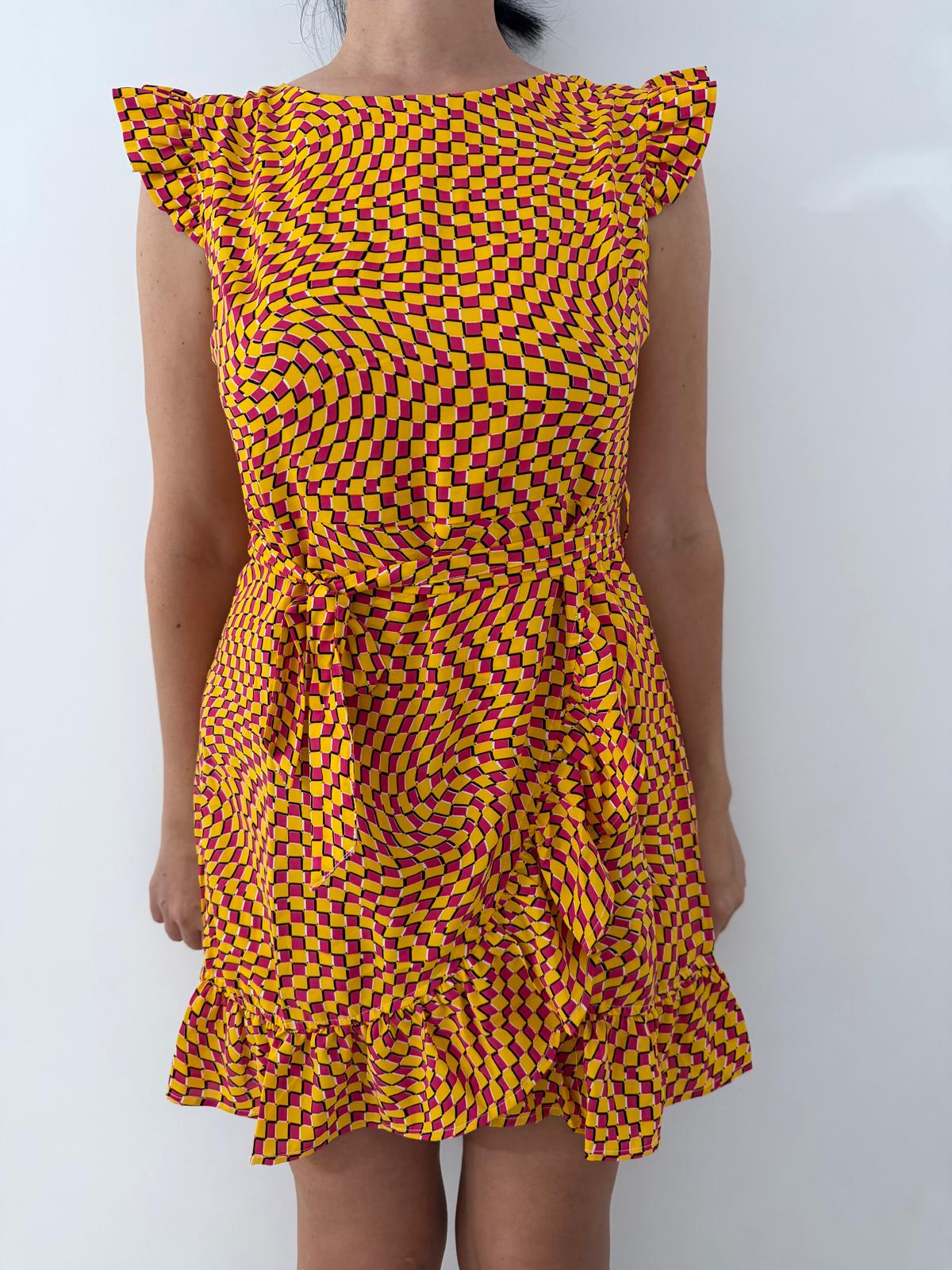 Rochie Office Retro Orange-0