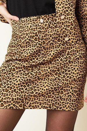 Fusta Mini - Animal Print-1