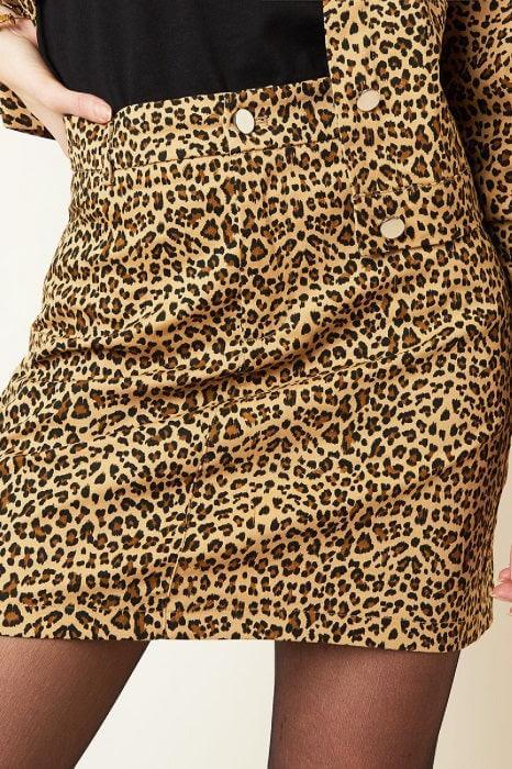 Fusta Mini model Animal Print - SC Fashion Boutique RO SRL