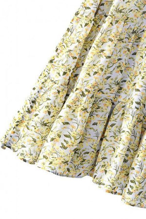 Rochie Scurta Primavara cu model Floral-2