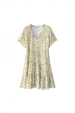 Rochie Scurta Primavara cu model Floral-1