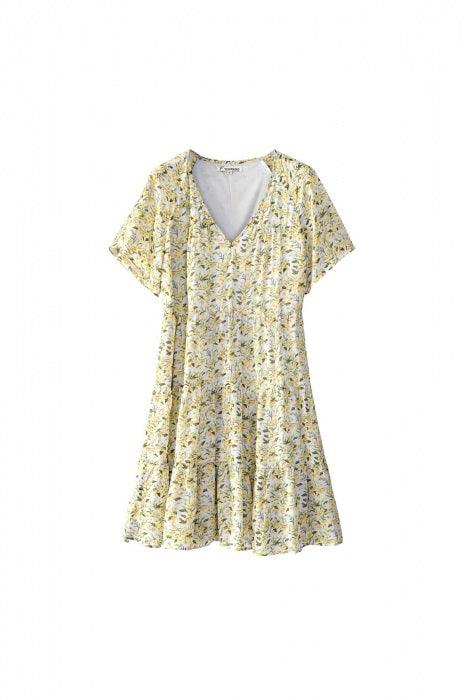 Rochie Scurta Primavara cu model Floral-1