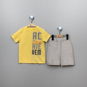 Set Baietei din 2 Piese (Pantalon, Tricou) diferite culori-2