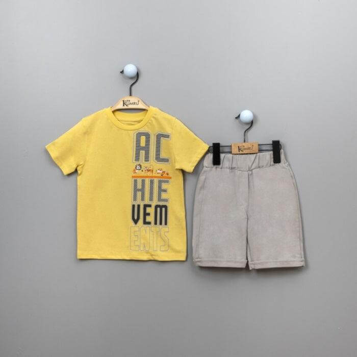 Set Baietei din 2 Piese (Pantalon, Tricou) diferite culori-2
