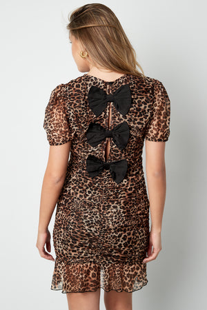 Rochie Mini Animal Print cu Funda - Leopard-1