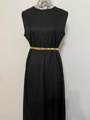 Rochie Maxi Simpla Neagra-1
