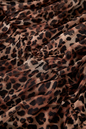 Rochie Mini Animal Print cu Funda - Leopard-3