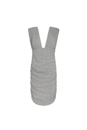 Rochie Glamour Gri-3