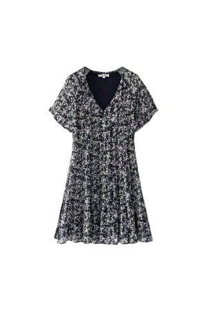 Rochie Scurta de vara cu model floral-2