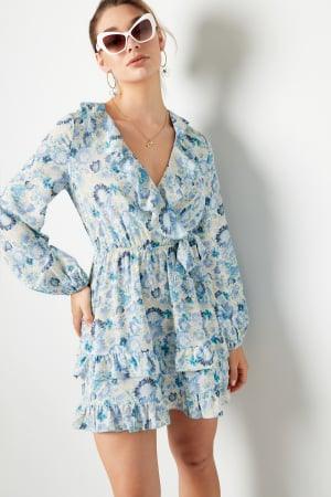 Rochie scurta "Flower Power"-1