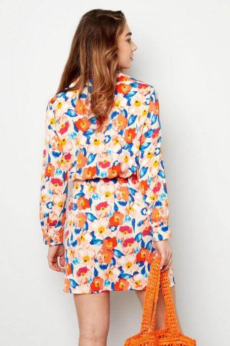 Rochie Scurta Dama cu model Floral-1